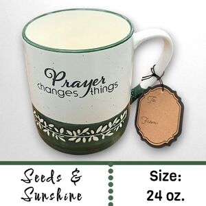 Prayer Changes Things Coffee Mug 24 oz. Inspirational